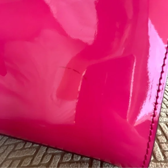 Dooney & Bourke Hot Pink Patent Leather Zip Crossbody Flap - Picture 13 of 16